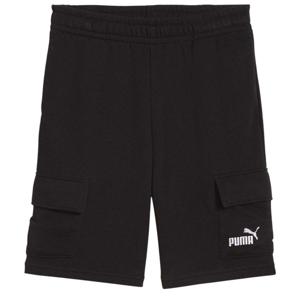 Puma Childrens/Kids Essential No.1 Logo Cargo Shorts / Black